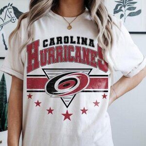 Carolina Hockey Hurricanes Hockey Team Retro Jer Shirt Retro